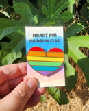 Image 1 of Pride Flag Wooden Pins