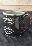 Squared Mug w/bat stamp