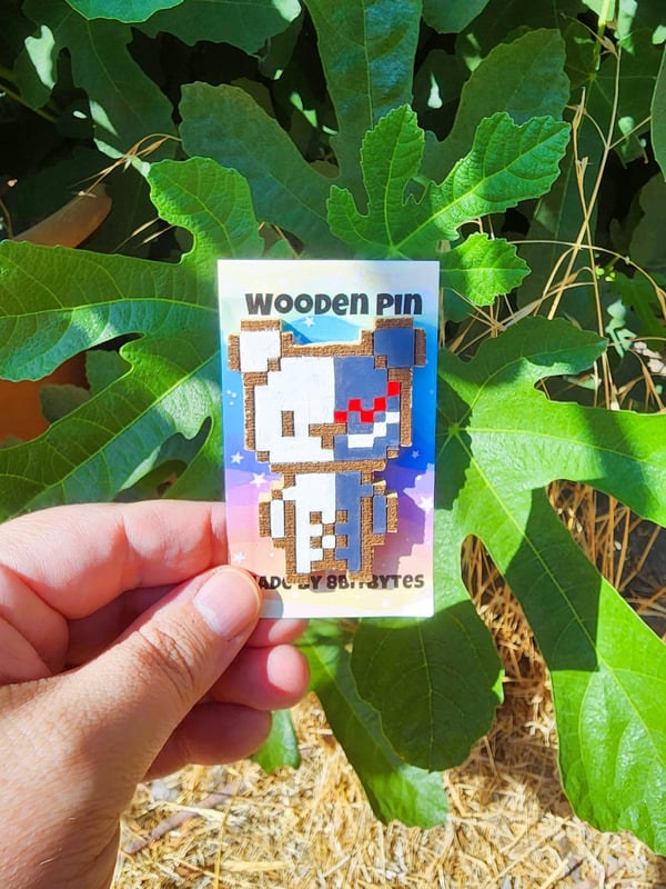 Image of Monokuma Wooden Pin