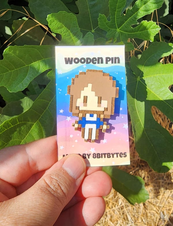 Image of Ochako Wooden Pin