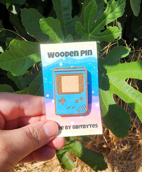 Image of Gameboy Color Wooden Pin
