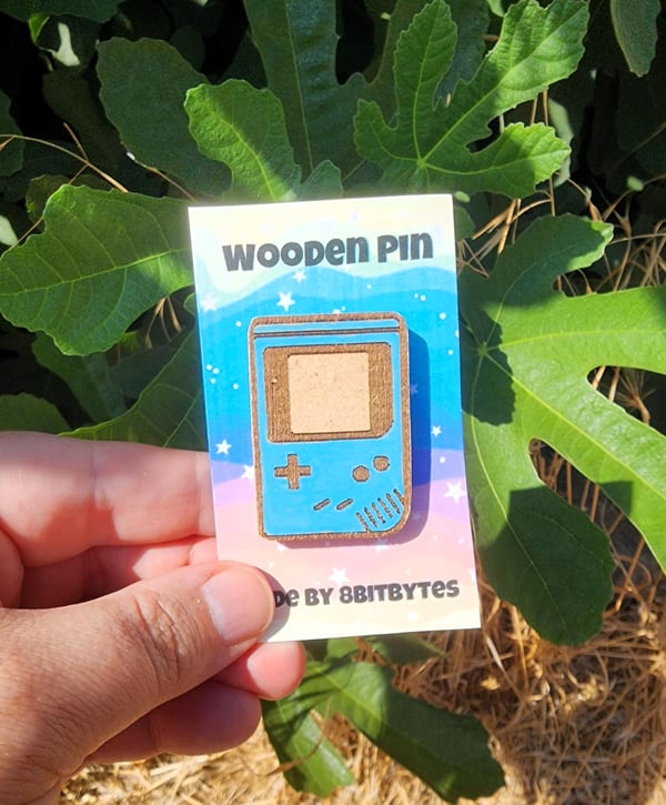 Image of Gameboy Color Wooden Pin 