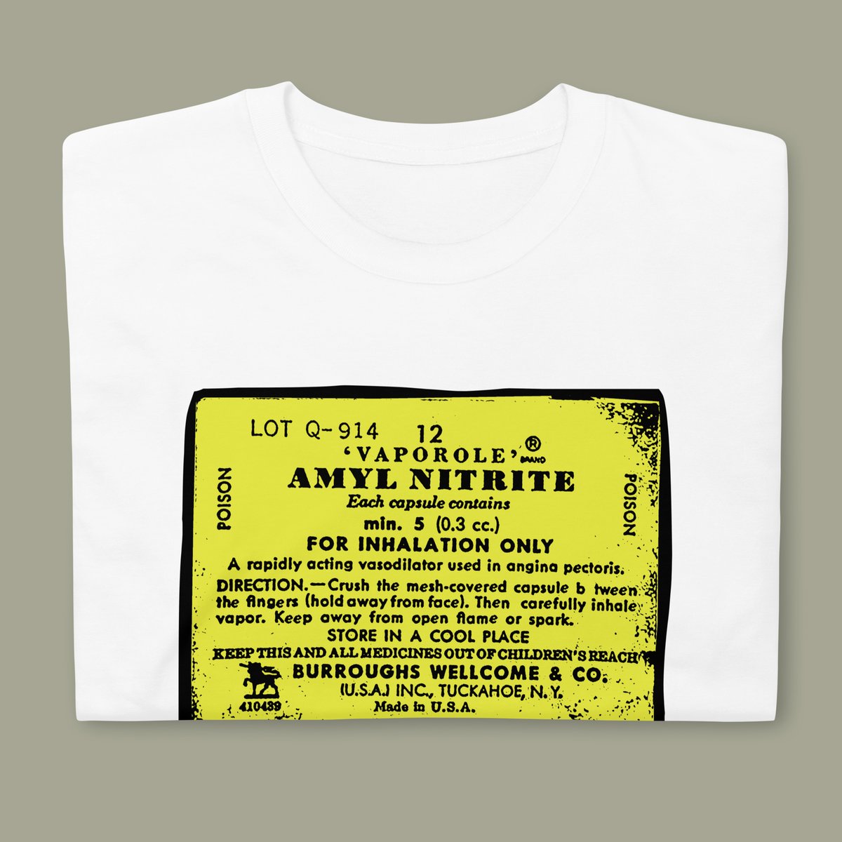 Image of Vintage Amy Nitrate Label T 