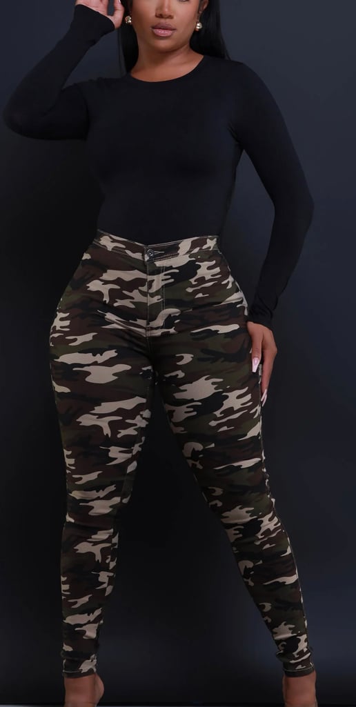 Camo Curve Jeans 