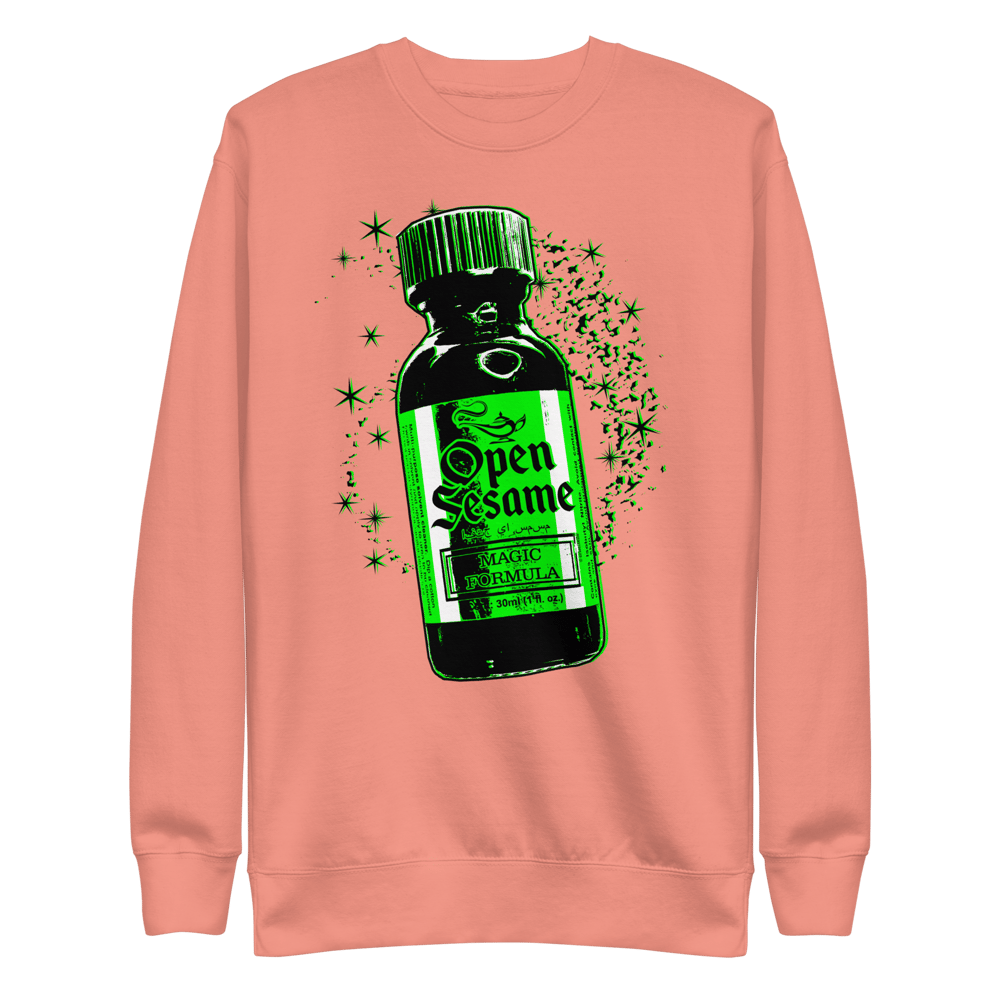 Image of Open Sesame Poppers Bottle Crew Neck