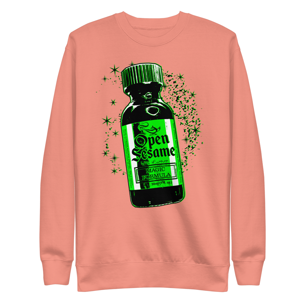 Image of Open Sesame Poppers Bottle Crew Neck 