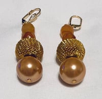 Image 1 of Elegant Handmade Pearl Drop Earrings