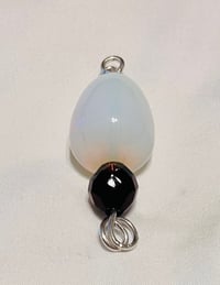Image 2 of Handmade Opalite Wire Wrapped Pendants