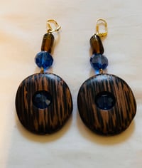 Image 1 of Beautiful Handcrafted Wooden Earrings