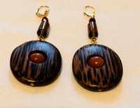 Image 3 of Beautiful Handcrafted Wooden Earrings