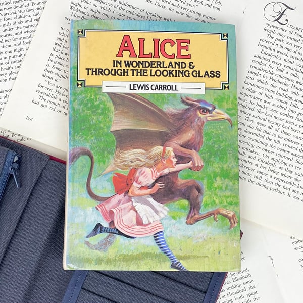 Image of Alice in Wonderland and Through the Looking Glass Book Wallet 