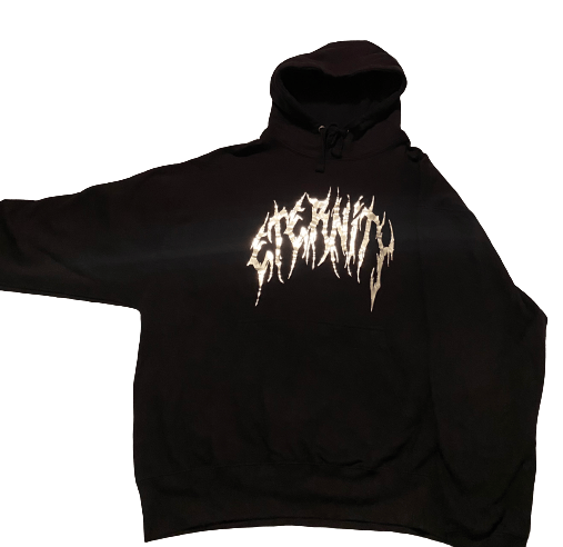 Image of ‘ETERNITY’ CUSTOM LOGO HOODIES CHROME METALLIC