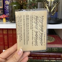 Image 1 of “One Ring to rule them all” Lord of the Rings Book Page Card Wallet