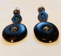 Image 2 of Exquisite Handmade Wooden Afrocentric Earrings