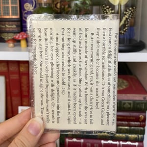 Image of Morning at Green Gables, Anne of Green Gables Book Page Card Wallet