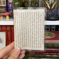 Image 2 of “Drink me”, Alice in Wonderland Book Page Card Wallet