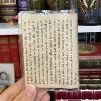 Image 2 of White Rabbit, Alice in Wonderland Book Page Card Wallet