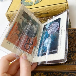 Image of Journey from Platform Nine and Three-Quarters, Harry Potter Book Page Card Wallet