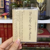 Image 1 of Order of the Phoenix, Harry Potter Book Page Card Wallet