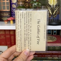 Image 1 of Goblet of Fire, Harry Potter Book Page Card Wallet