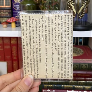 Image of Goblet of Fire, Harry Potter Book Page Card Wallet