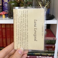 Image 1 of Luna Lovegood, Harry Potter Book Page Card Wallet