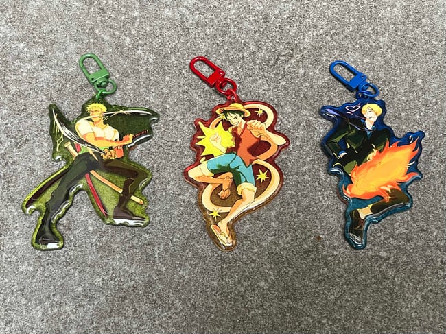 Mugiwara Pt. 1: Monster Trio Charms & Stickers