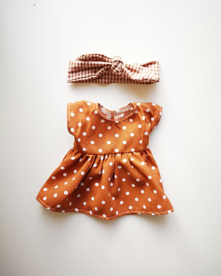 Tenue robe pois automne Image 4