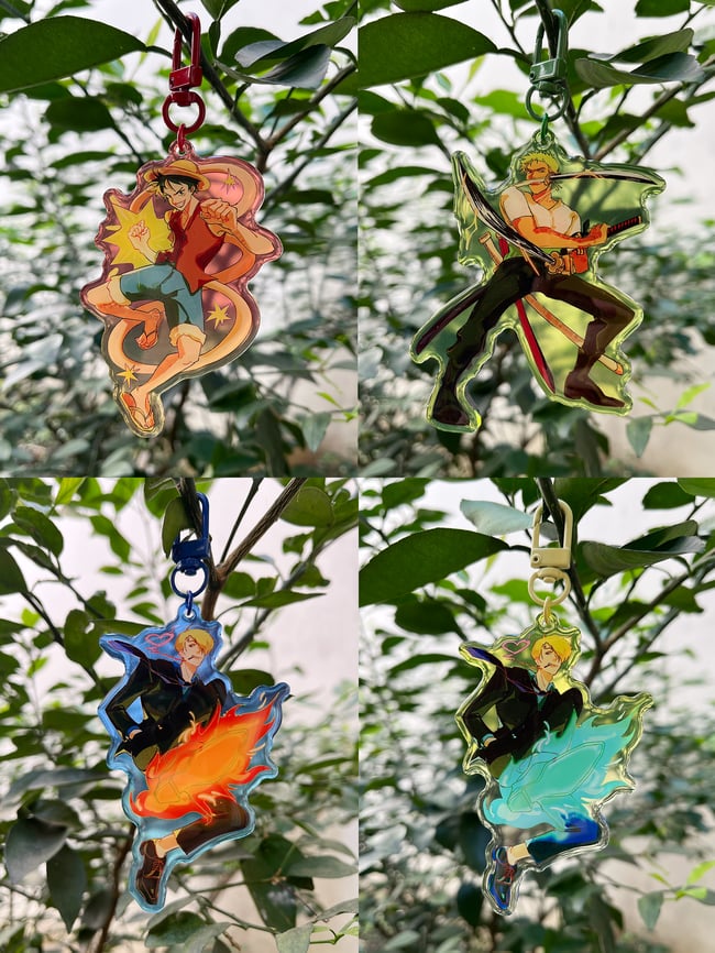 Mugiwara Pt. 1: Monster Trio Charms & Stickers