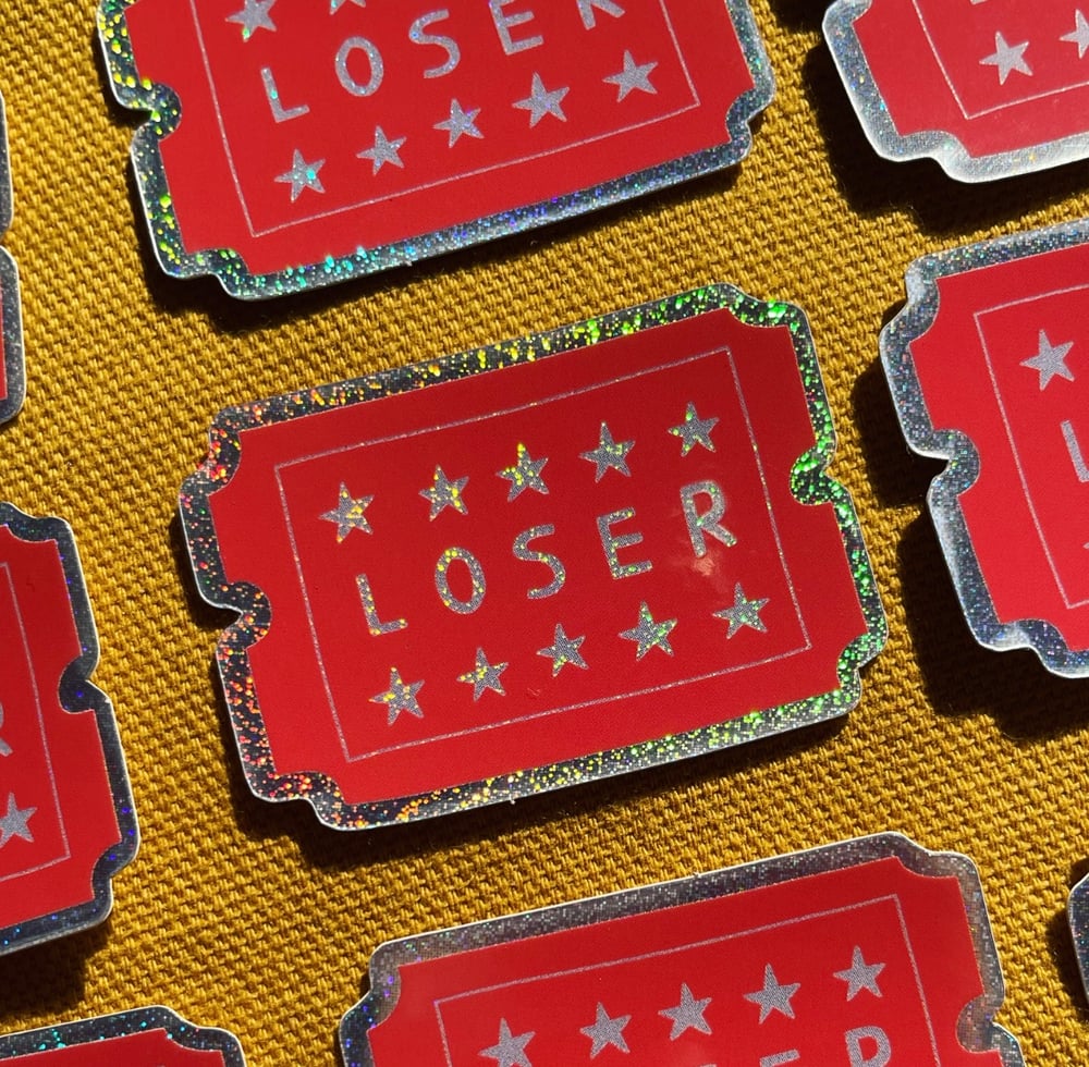 Image of Loser Sparkly Sticker