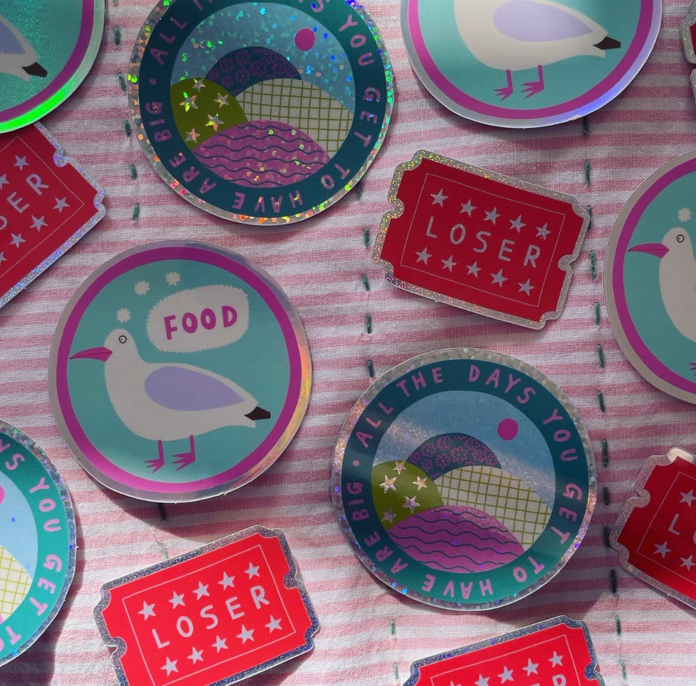 Image of Loser Sparkly Sticker 