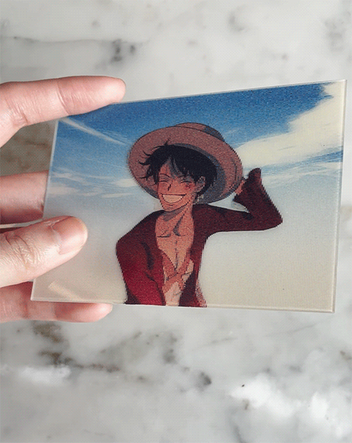 Luffy Lenticular Card