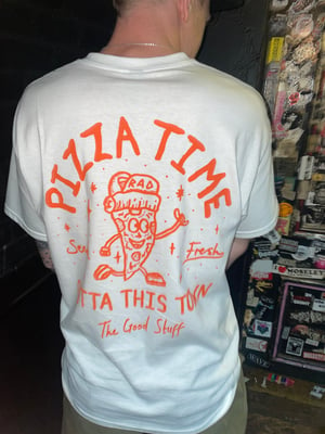 Image of Pizza Time T-Shirt | White 🍕