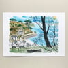 Durgan Woods Painting Print