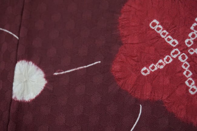 haori "red plum red"