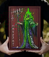 Image 1 of "The Mad Zealot" Engraved Painting