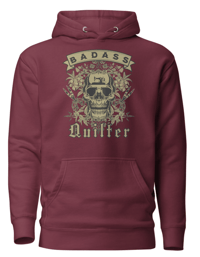 Image 2 of BadAss Quilter LUXURY Unisex Hoodie