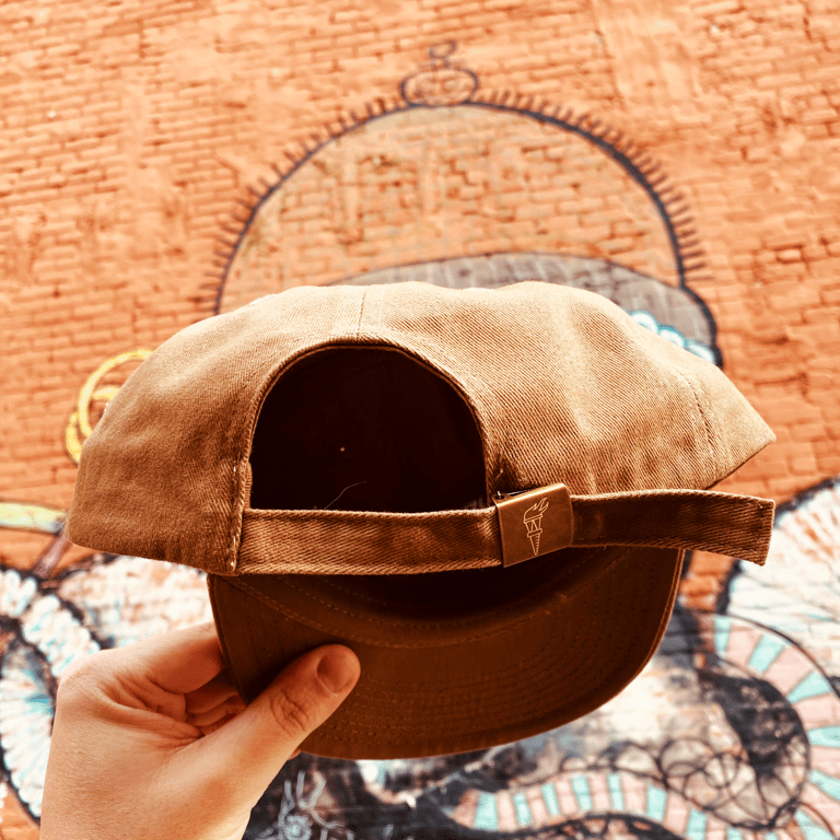 'Allens Exist' Field Trip Hat - Brown & White Image 2