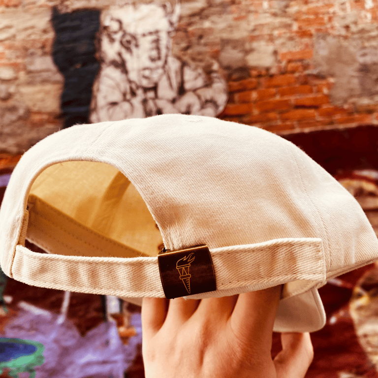 'Sunday's Best' Field Trip Hat - Cream & Brown Leather Image 2