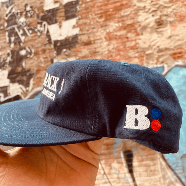 ‘WE'RE BACK!' Hat - Navy Image 2