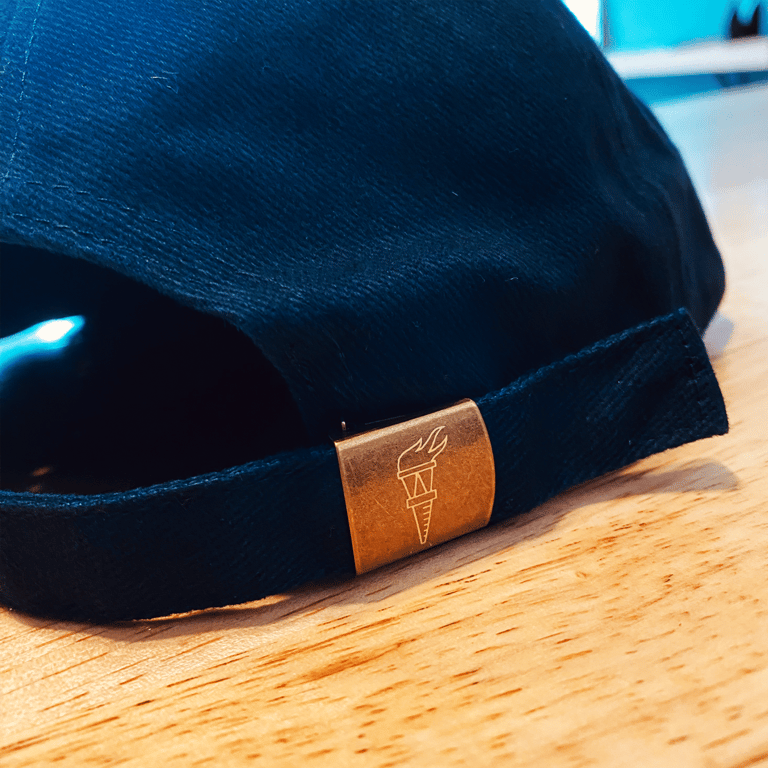 ‘WE'RE BACK!' Hat - Navy Image 3