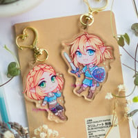 link & zelda charms