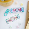 rabbit candy charm & sticker