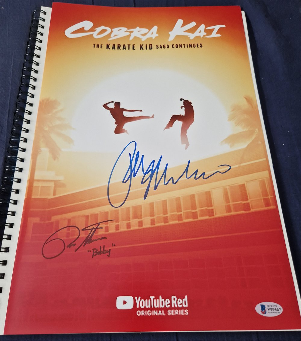 Cobra Kai multi signed