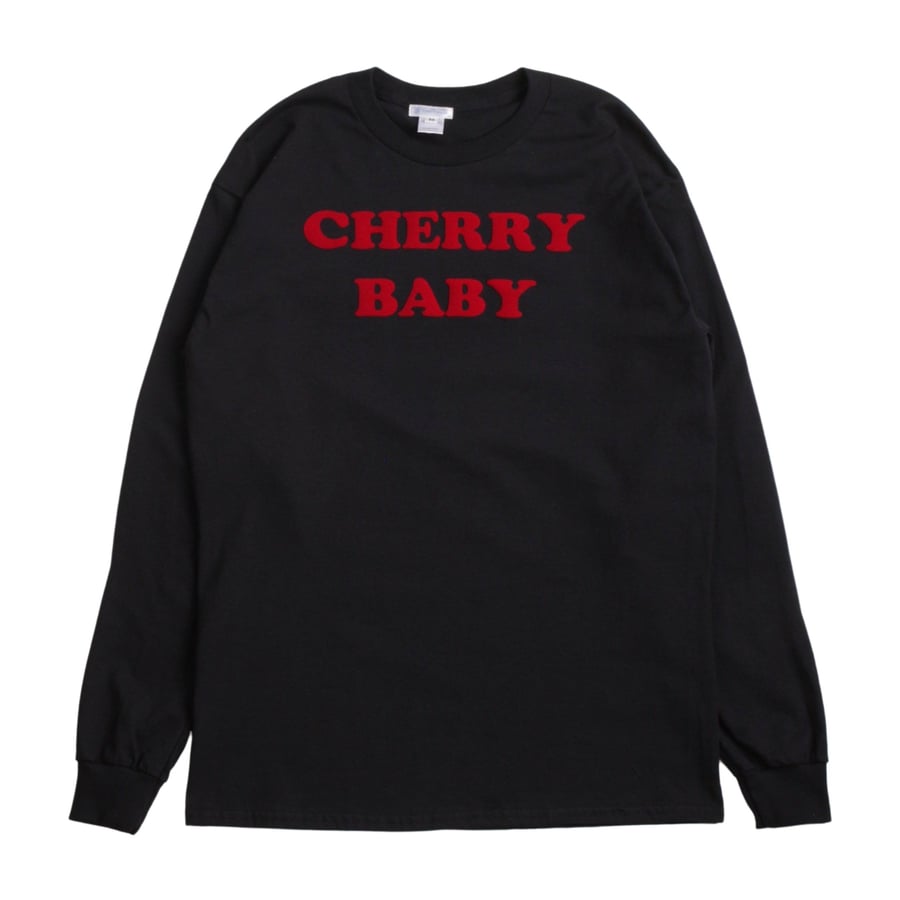 Image of ❤️Unisex CHERRY BABY BLACK LONG SLEEVE🌹RESTOCK🩷