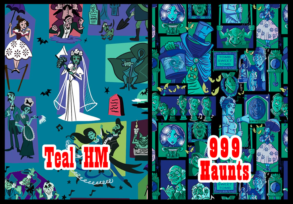 Teal Haunted Mansion Collection
