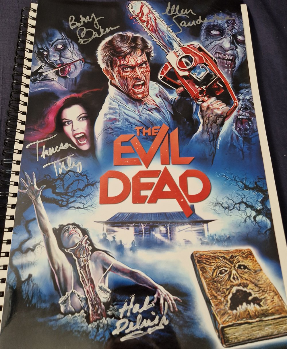 Evil Dead 11x17 cast signed