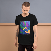 Image 1 of Holding Galaxies tee