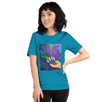 Image 2 of Holding Galaxies tee