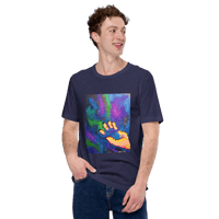 Image 4 of Holding Galaxies tee